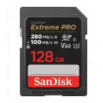 SanDisk Extreme Pro, UHS-II, SDXC, 128 GB, must - M&auml;lukaart