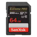 SanDisk Extreme Pro, UHS-I, SDXC, 64 GB - M&auml;lukaart