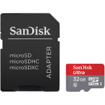 MicroSDHC m&auml;lukaart SanDisk Ultra + adapter (32 GB)
