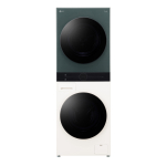 LG, 12 kg + 10 kg, s&uuml;gavus 66 cm, 1400 p/min, beež/roheline - Pesumasin + Pesukuivati
