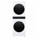 LG WashTower, 12 kg + 10 kg, s&uuml;gavus 66 cm, 1400 p/min - Pesumasin + Pesukuivati