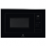 Electrolux, 25 L, 900 W, must/roostevaba teras - Integreeritav mikrolaineahi