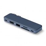 Satechi USB-C Snap Hub, MacBook Neo, tumesinine - Adapter