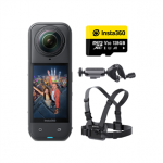 Insta360 X5 Road Cycling Bundle, 8K, 360&ordm;, must - Seikluskaamera