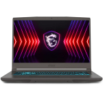 MSI Thin 15, 15,6'', FHD, 144 Hz, i5, 16 GB, 512 GB, RTX 3050, must - S&uuml;learvuti