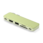 Satechi USB-C Snap Hub, MacBook Neo, kollane - Adapter