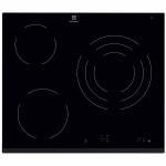 Electrolux, laius 59 cm, raamita, must - Integreeritav keraamiline pliidiplaat