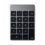 Satechi Aluminum Slim Bluetooth Keypad, hall - Juhtmevaba numbriklaviatuur