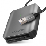 AXAGON CRE-S3 SuperSpeed USB-A UHS-II Reader, tumehall - M&auml;lukaardilugeja