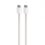 Puro Fabrik 2.0, USB-C to USB-C, 60 W, roosa - Kaabel