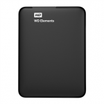 Western Digital Elements Portable, 5 TB, must - V&auml;line k&otilde;vaketas