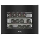 Miele, 18 pudelit, k&otilde;rgus 46 cm, must - Integreeritav veinik&uuml;lmik