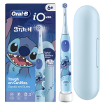 Braun Oral-B iO Kids, Disney, Stitch, sinine - Elektriline hambahari + vutlar