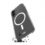 Puro Cover Impact Clear D3O&reg; Bio for iPhone 16, l&auml;bipaistev - &Uuml;mbris