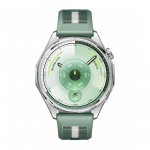 Huawei Watch GT6, 46 mm, punutud rihm, roostevaba / roheline - Nutikell