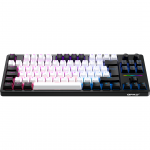 QPAD Loop TKL Model 3, US, valge/must - Juhtmevaba klaviatuur
