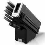 Ninja StaySharp, 6-osaline komplekt, roostevaba teras/must - Nugade komplekt ja noaplokk