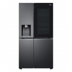 LG, InstaView, vee- ja j&auml;&auml;automaat veepaagiga, 635 L, k&otilde;rgus 179 cm, must - SBS-k&uuml;lmik