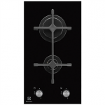 Electrolux, laius 29 cm, must - Integreeritav gaasipliidiplaat