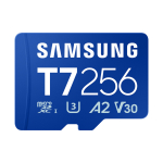 Samsung microSD Card T7, 256 GB, UHS-I, sinine - M&auml;lukaart