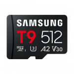 Samsung microSD Card T9, 512 GB, UHS-I, must - M&auml;lukaart