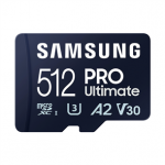 Samsung PRO Ultimate, microSDXC, SD adapter, 512 GB - M&auml;lukaart
