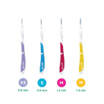 GUM vahehammaste harjad BI-DIRECTION, 4 tk, MIX