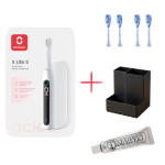 Oclean X Lite S elektriline hambahari (hall) + Oclean P1K1 harjapead (4 tk) + UNB hambaharjade hoidik (1 harjale, must) + Marvis Whitening Mint hambapasta 10 ml