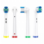 Brushio Accurate Clean vahetatavad otsikud, mis &uuml;hilduvad Brauni Oral-B p&ouml;&ouml;rlevate otsikutega hambaharjadega