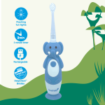 Brush Baby Laste elektriline hambahari WildOnes elevant 0-10 aastat