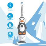 Brush Baby Laste elektriline hambahari WildOnes Penguin 0-10 aastat