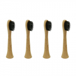 Brushio Bambusest asendusotsikud &uuml;hilduvad Philips Sonicare Brushes 4 tk