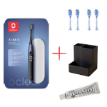 Oclean X Lite S elektriline hambahari (sinine) + Oclean P1K1 harjapead (4 tk) + UNB hambaharjade hoidik (1 harjale, must) + Marvis Whitening Mint hambapasta 10 ml