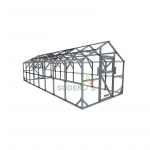 Kahekaldega kasvuhoone 2760x7820 : Kate - 4mm paksune