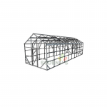 Kahekaldega kasvuhoone 3300x10000 : Kate - 4mm paksune