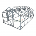 Kahekaldega kasvuhoone 3000x5000 : Kate - 4mm paksune
