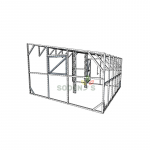 &Uuml;he kaldega kasvuhoone 3450&times;3640 : Kate - 4mm paksune