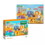 Arendav pusle Puzzle Kuumas Aafrikas 60 tk
