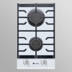 Allenzi PG3020BG W white sisseehitatud gaasipliit 2 pliidiplaati 30cm