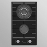 Allenzi DO302 black sisseehitatud gaasipliit 2 pliidiplaati 30cm