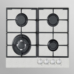 Pliidiplaat Allenzi BOS 60 SS sand 60cm gaasipliit 4 pliidiplaati Pliidiplaat