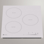 Allenzi PI40w 3 pliidiplaati 45cm white induktiivne Pliidiplaat