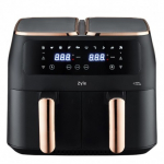 8 l kahekordne Kuuma&otilde;hufrit&uuml;&uuml;r Zyle dual Air Fryer ZY029AF 2800w black