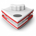 Kahepoolne magnetiline aknapesuvahend lapiga Klaaspinna &uuml;litugev puhastus m&otilde;lemalt 15-24 mm