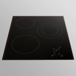 Allenzi PI45 3 45cm integreeritavad pliidiplaadid must