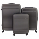 Vidutinis plastikinis lagaminas Gravitt 8068 V Pilkas