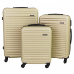 Didelis plastikinis lagaminas Gravitt 8068 D &Scaron;ampano spalva