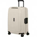 Vidutinis plastikinis lagaminas Samsonite Essens V Kreminis (Sandstone)