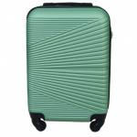 Mažas plastikinis lagaminas Gravitt 1203 M Žalias (Light pink green)