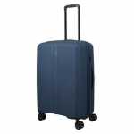 Keskmise suurusega plastkohver Travelite Air Stripe V blue